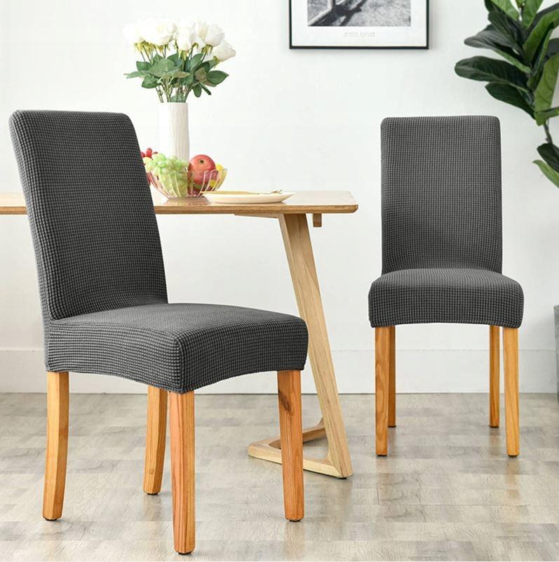 Cover Chair Dark Gray Anthracite Thick