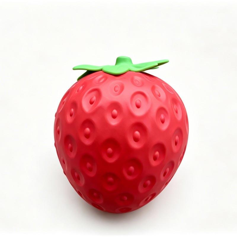 Giant Simulation Strawberry Cheese Peach Extrusion Toy Slow Rebound Decompression  Fruit Model Ornaments Desk Decoration Gift