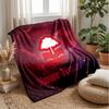 Coperta in Flanella Nottingham Forest FC con Testo Nome Personalizzato Logo Calcio Coperta in Pile Personalizzata Regalo Speciale per Divano Camera da Letto Casa