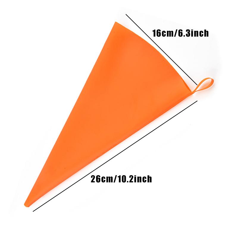 25 cm ~ 40 cm Silikonbeutel Süßigkeiten für Gebäck Eva/Tpu Backzubehör Kuchendekorationswerkzeuge Wiederverwendbare Spritzbeutel Küche Reposteria