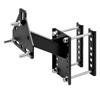 Welded Spare Tire Mount Kit with Protective Black Finish, Slotted Plates, Bolts, Nuts, Washers, and Threaded Rod Hardware for Assembly