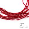 10 Gauge Silver Gold Plated Copper Craft Wire  Flexible Metal French Bullion Wire for Jewelry Making DIY Embroidery Beading