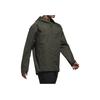Adidas Solid Color Simple Hooded Casual Long Sleeve Waterproof Windproof Jacket Men Jacket Dark-Green DS8632