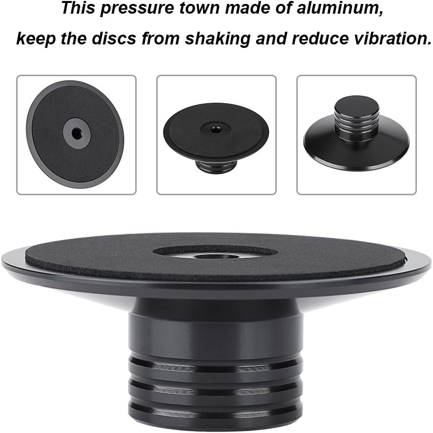 Record Weight, Turntables Metal Disc Stabilizer,Turnable Stabilizer Record Clamp for Player, CD Player, Chassis, Speakers