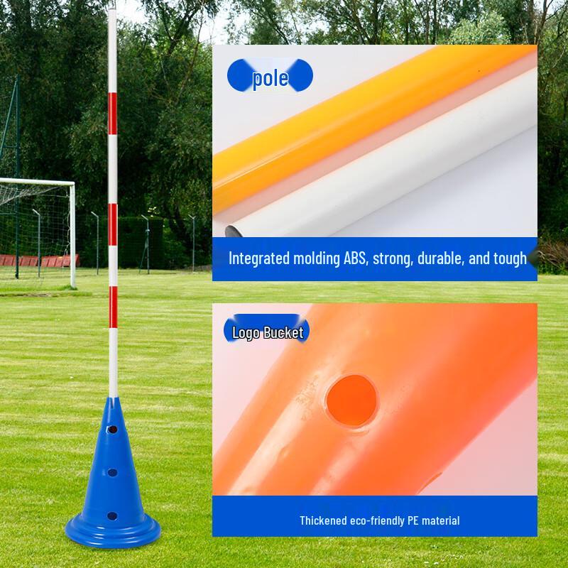 Football Training Slalom Poles Set