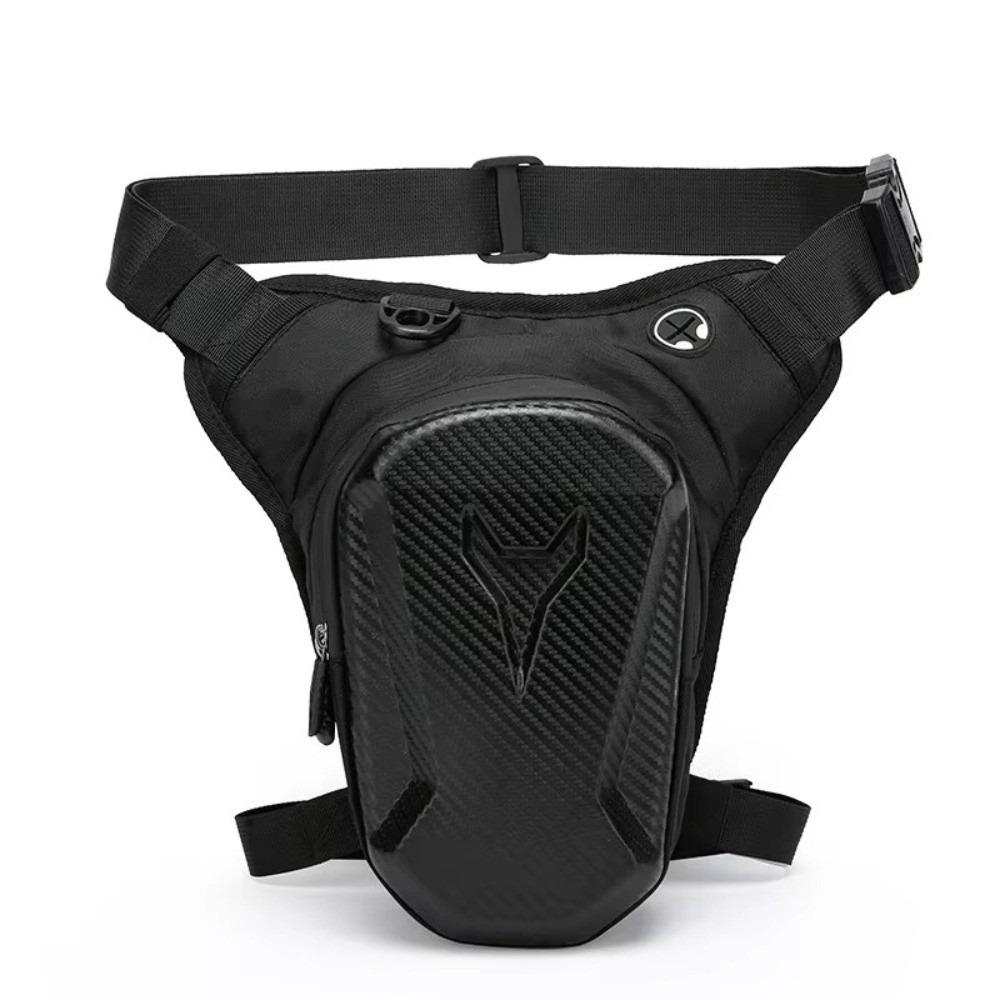 Casual Waterproof Motorbike Waist Leg Bag Durable Adjustable Strap Motorcycle Bag EVA Hard Shell Ride Bag Motorcycle Equipment чёрный