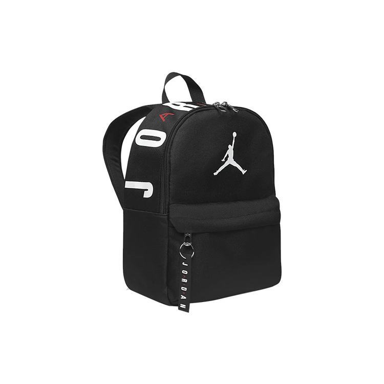 New Jordan Polyester Backpack Small Men's Black DV5304-010