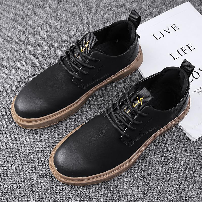 Huizhou bottines Martin basses nouvelles chaussures printemps et automne chaussures en cuir hiver britannique