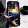 VanGogh Oil Painting Starry Sky Phone Case For iPhone 16 Pro Max 15 14 13 12 11 Pro Max XS X XR 7 8 Plus Shockproof Cover