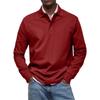 2025 New Men's Casual Versatile Long Sleeve Button Lapel Shirt
