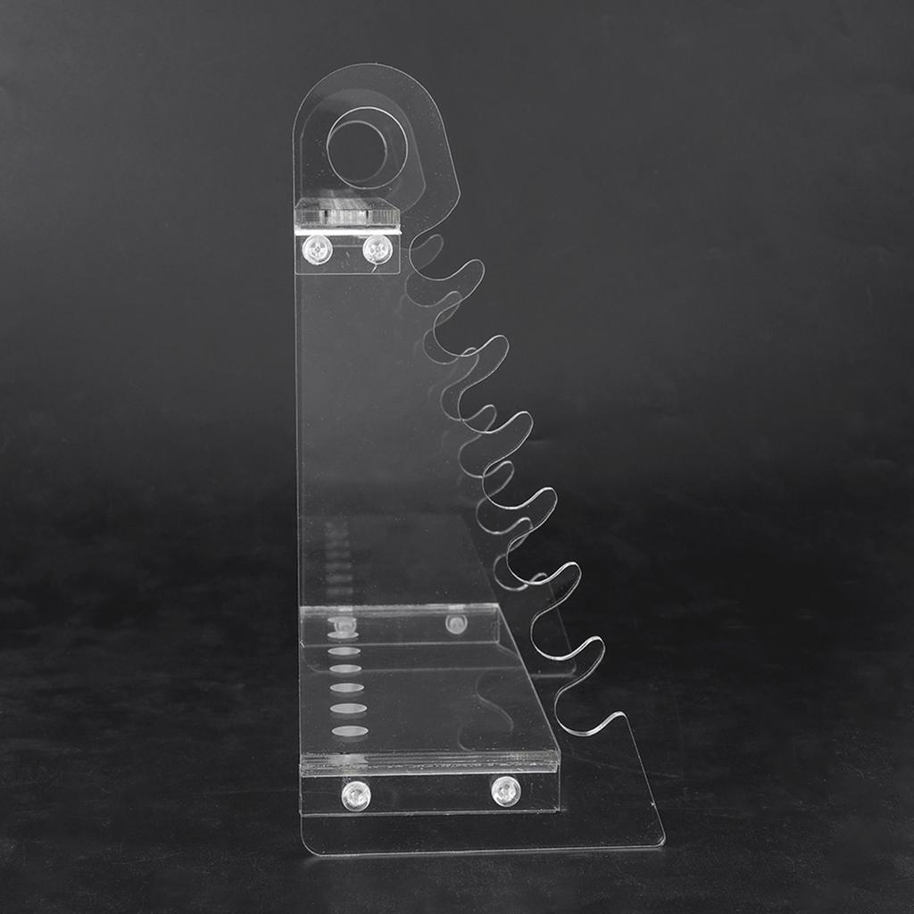 Organisk Glass Trapesformet Pipette Støtteholder 1,5 cm Hulldiameter Pipettestativ