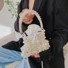 Borsa mini perla personalizzata da donna nuova alla moda texture di alta gamma design di nicchia borsa a tracolla borsa a mano