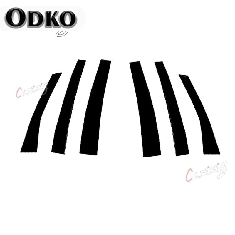 Car Window Pillar Posts Trim B C Column Cover Sticker Decal For Volkswagen Polo Mk4 (9N)5-Door Hatchback 2002-2008 2009 2010