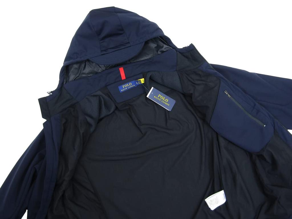 POLO RALPH LAUREN Softshell Windbreaker Size Navy Men's Jacket/Hoodie, XXL, (Product Code 0101946)