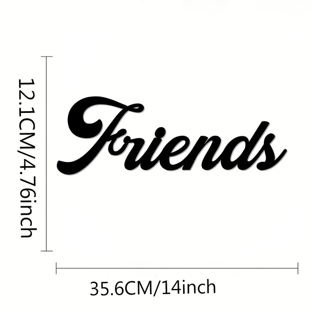 1ks Amis Love Wall Art – kovová nástěnná dekorace, Iron Art Silhouette, Home Accent a Artwork pro stylové interiéry