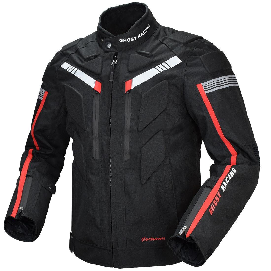 

GHOST RACING Motorcycle Racing Jacket Man Waterproof Dirt Bike Pants Set With Protection Racing Suit Motocross Jacket Motor Suit 5XL