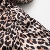 2025 Spring Women's Warm Leopard Print Hooded Cotton Coat - Simple and Versatile