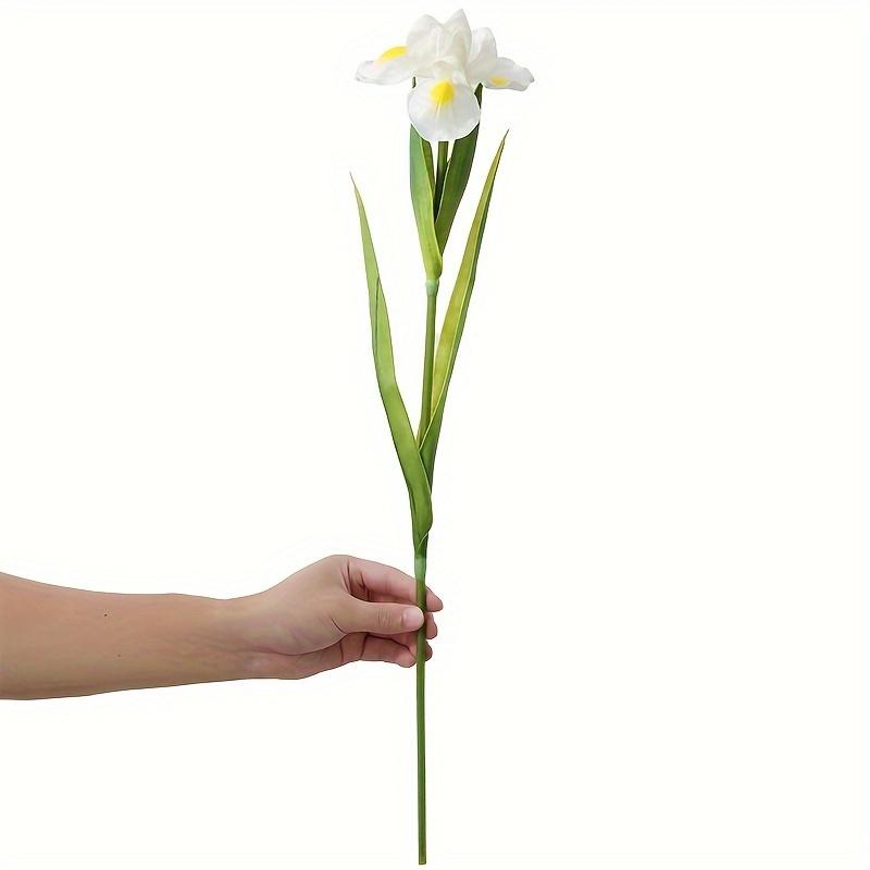 1 Stück, fühlt sich echt an, hochwertig, simulierte PU-Irisblume, Heimdekoration, Raumdekoration, Urlaubsdekoration, Partydekoration
