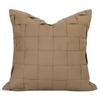 France Fashion Plaid Pillow Covers High Grade Luxury Modern Farmhouse Square Cushion Case for Decor Bench Sofa Couch