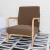 Stylish Wood Arm Chair Cover Elastic Accessory for Fashionable and Trendy Look