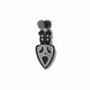 Funny Mirror Knife Earrings For Halloween, Acrylic Horror Skull Dagger Ear Jewelry