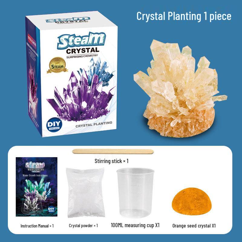 Children's Crystal Growing Science Kit: STEAM Educational Toy for Primary Students