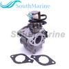 Boat Engine 6AH-14301-00 6AH-14301-01 Carburetor Assy and 6AH-13646-00 Gaskets (2 Pcs) for Yamaha 4-stroke F20 Outboard Motor