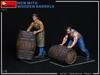 Miniart Wooden Barrel and Male Figure Plastic Model MA38070 1/35 (2 Pieces)