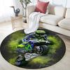 Valentino Pattern Round rug,Carpet Rug for Living Room Bedroom Playroom ,Non-slip Floor Mat,Holiday Gifts and Birthday Gifts.