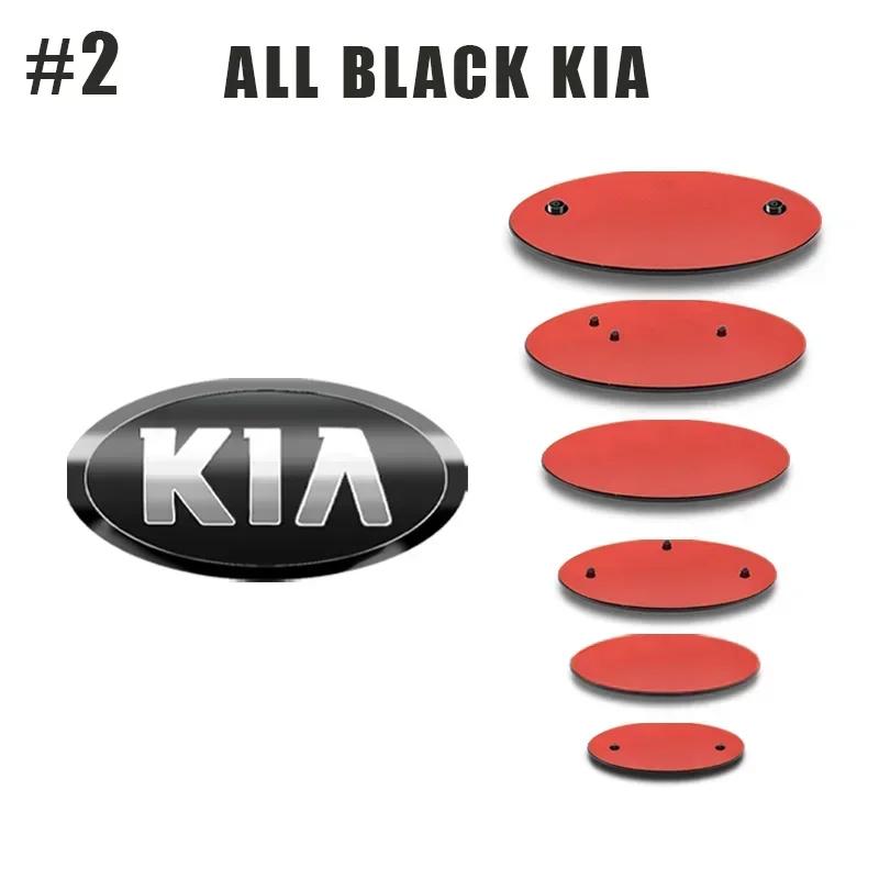2026 Horká nálepka na auto 3D ABS Znak na přední kapotu auta Nálepka na znak zadního kufru Pro KIA Rio Sportage Ceed Sorento Cerato Optima Pican
