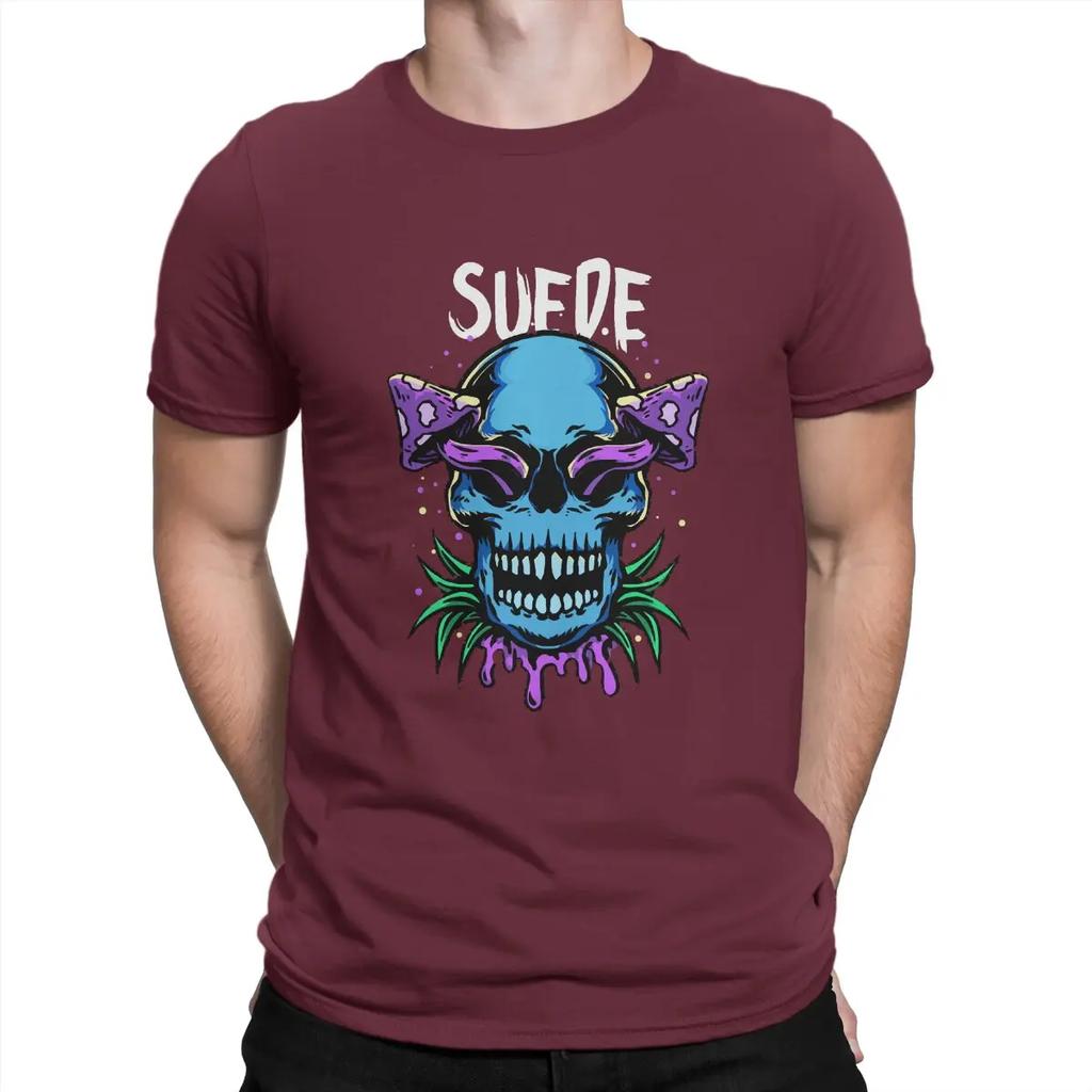 Men Popular British Rock Bands T Shirts Suede Cotton Clothes Awesome Short Sleeve Round Collar Tee Shirt Printing T-Shirts