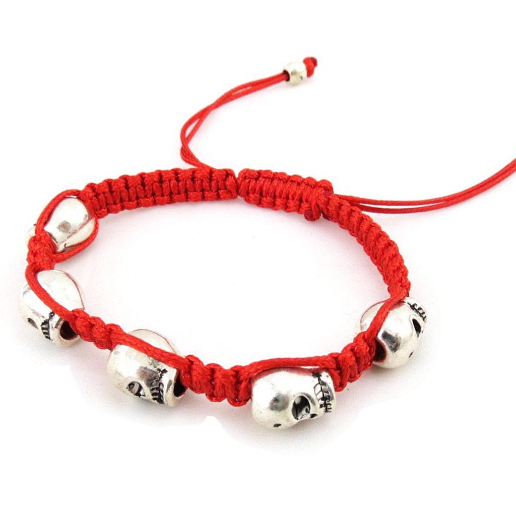 Les Trésors De Lily [J3615] - Brățară de creație shambhala 'Cap de Mort' mahon