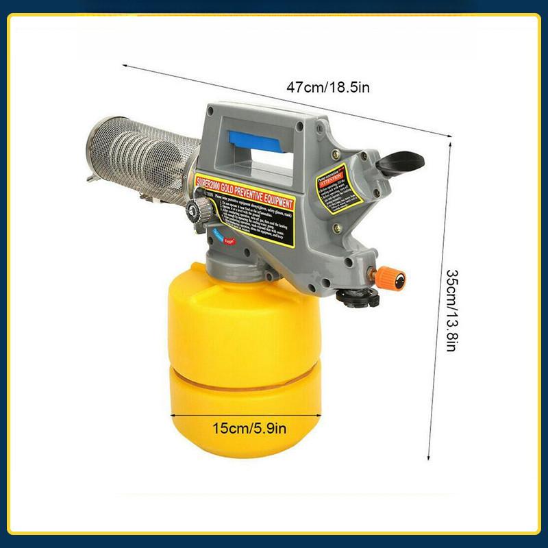 

2 л Ручной Термический Туманообразователь Распылитель Фумигация Насекомые Вредители Профилактика Дымовая Машина Мини Туманообразователь Машина для Распыления от Комаров