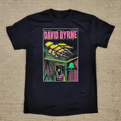 David Byrne Kto Jest Niebem Los Angeles 2025 Koszulka z Plakatem S-5XL HL933