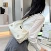 Women's Shoulder Bags  Fashion Female Commuter Soft PU Leather Handbag Casual White Large Capacity Crossbody Bags for Ladies