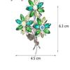 New Fashion Minimalist Rhinestone Crystal Flower Brooch For Women Clothing Jewelry Accessries