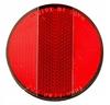 Red Rear Bicycle Reflector For Round Fender