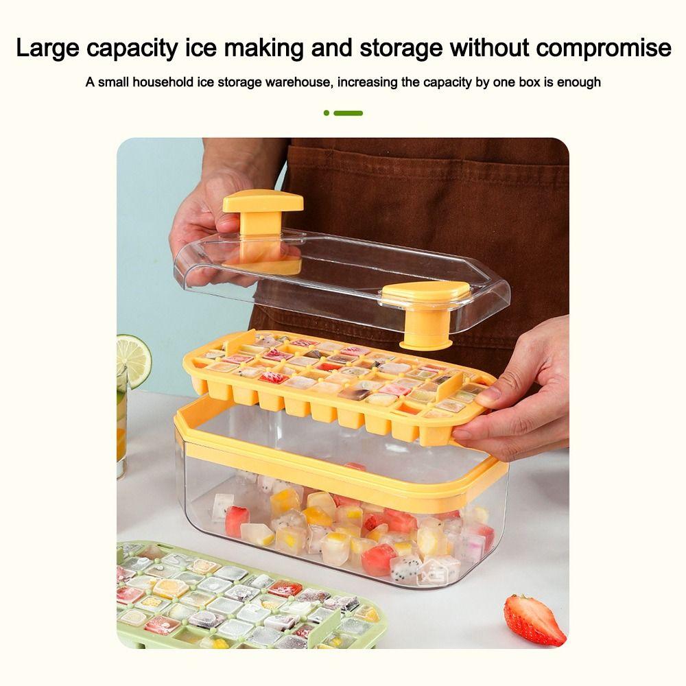 Silicone Ice Block Mold 100 Grid Ice Cube Maker Large Capacity Ice Cube Mould  Ice Tool