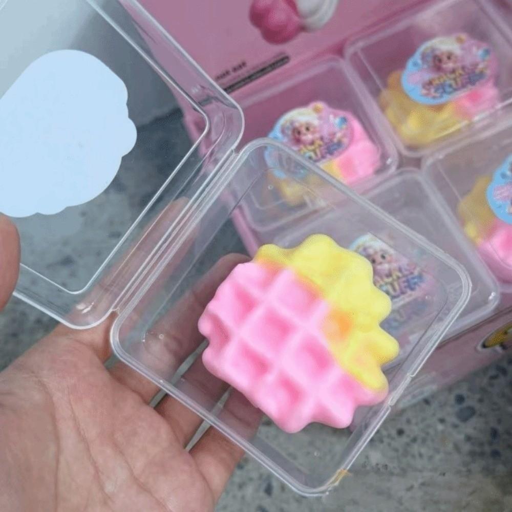 Handmade Crispy Chocolate Squishy Toy Portable Crispy Chocolate Pinching Toy Gifts for Kids