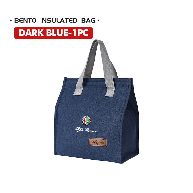 Insulated Lunch Bag Insulation Bento Pack Rice Bag Meal Pack For Alfa Romeo GT Stelvio F1 Brera Volante Tonale Gloria Disco