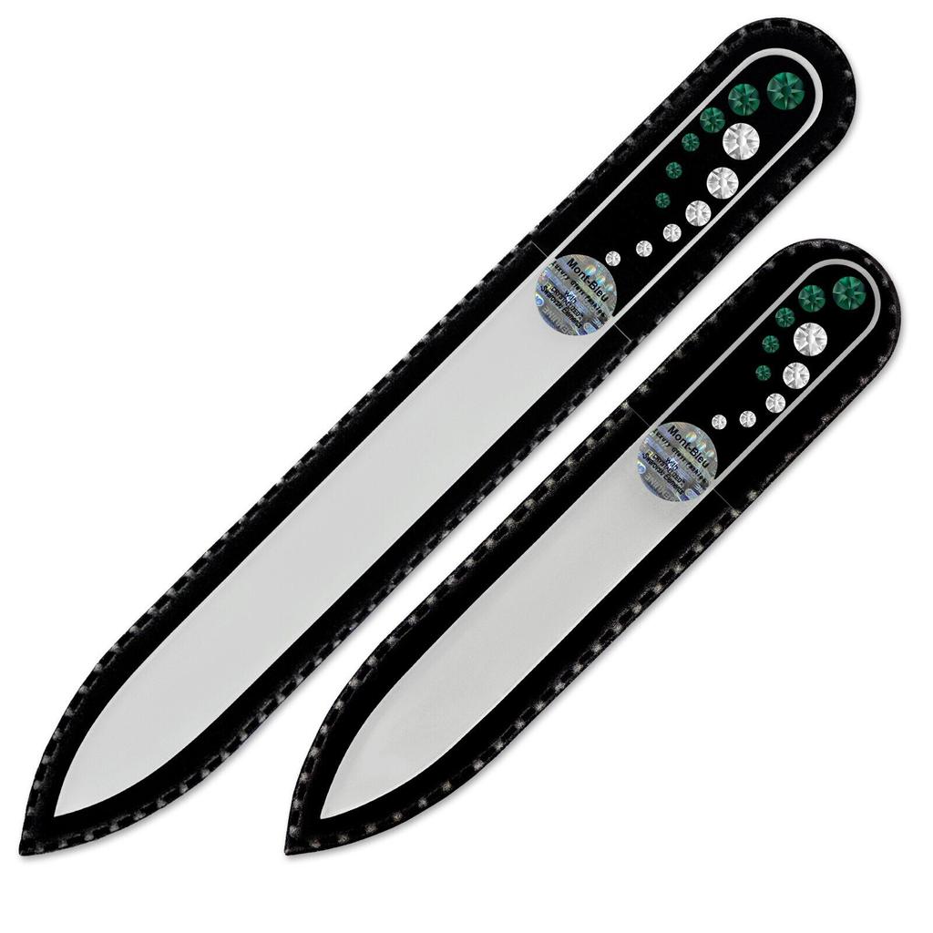 2-piece Nail File Set with Crystals for Women CO-MS