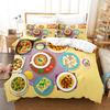 Housse De Couette 220X240 Pizza Gourmet Food Comforter Sets King Size Duvet Cover Set Orange Refreshing Series For Bedding Set