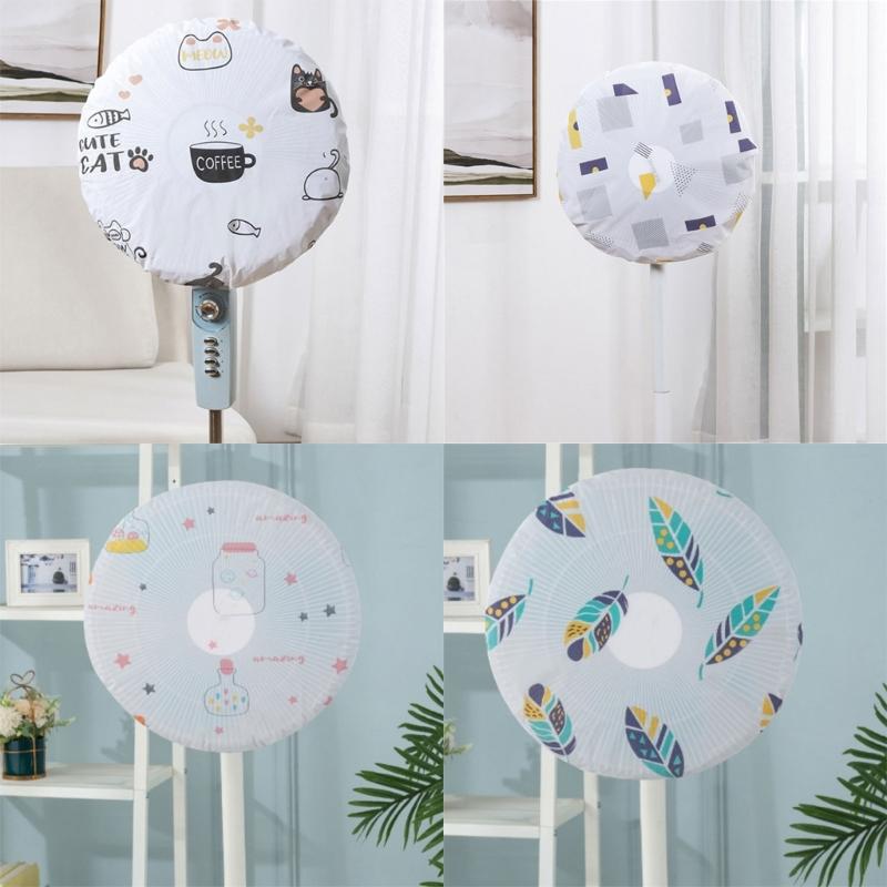Electric Fan Covers Safety Protective Waterproof Dust Proof Round Fan Covers Antipollution AntiPinch Hand Fan Dust Covers