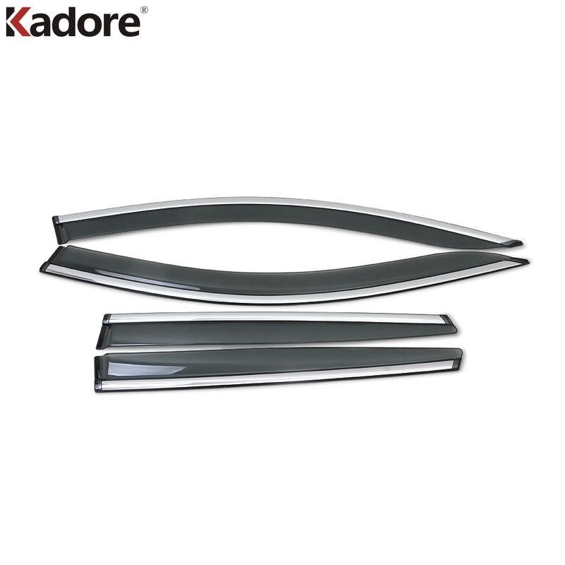 For Nissan Qashqai j11 2014-    Car Window Wind Deflector Sun Visor Rain Shield Guard Cover Trim Accessories