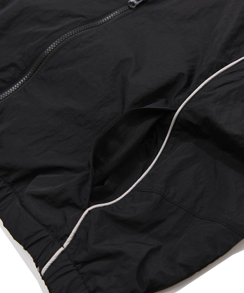 Phyps Motorcycle Track Zip Up Jacket Black