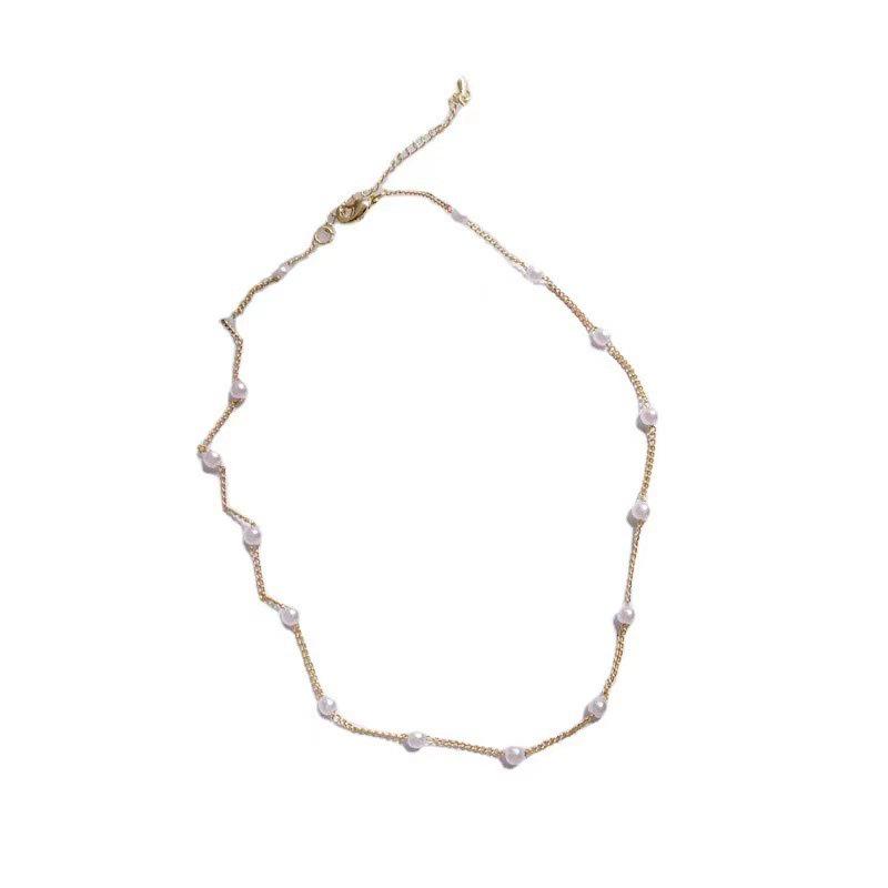 South Korea Elegant Pearl Necklace - Sweet, Stylish, and Chic.