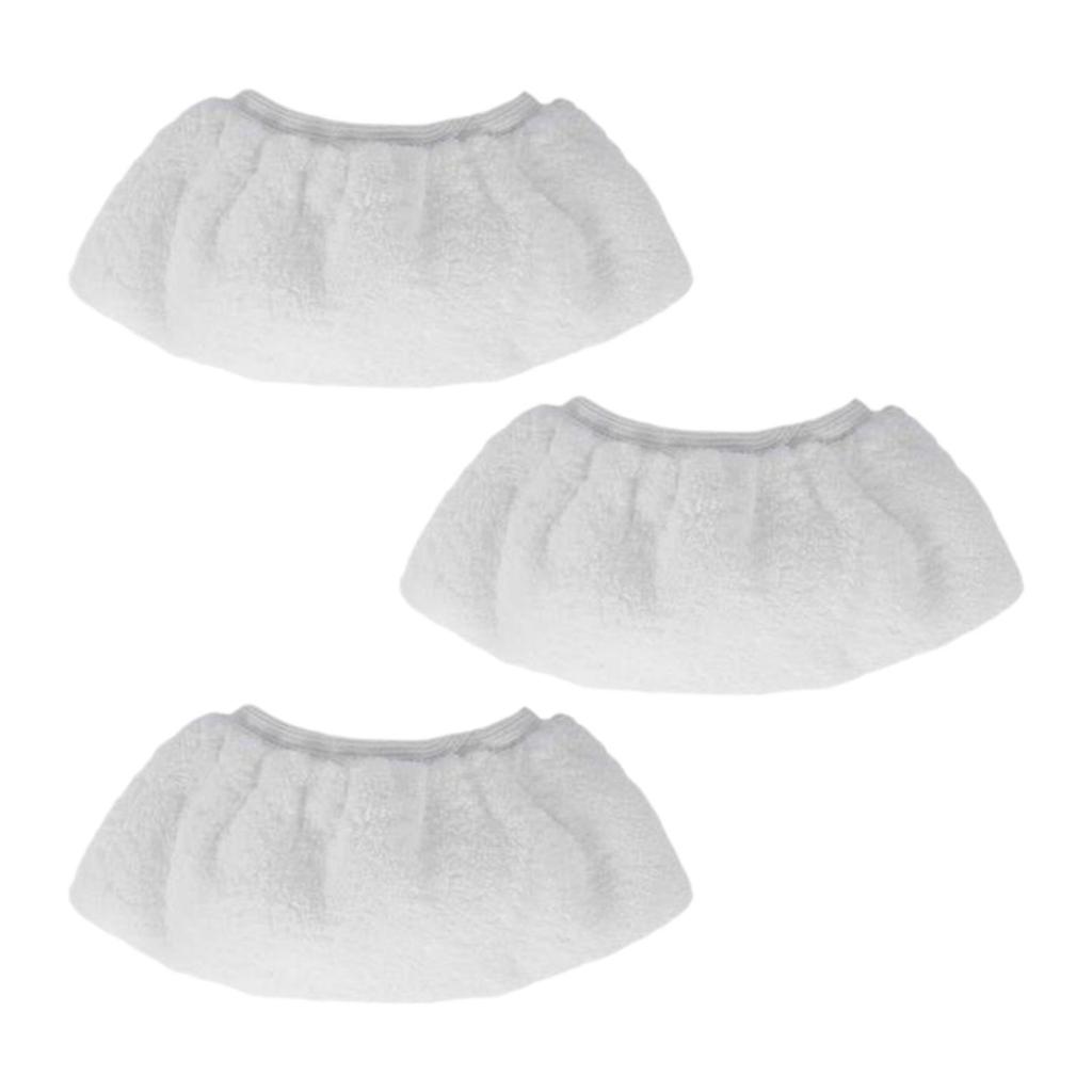 3Pcs Washable Cloth Mat Dry or Wet Pads Cleaning Pad Reusable Floor Mop Covers for Home Kitchen PVC Floor Tile Floor Wood Floor
