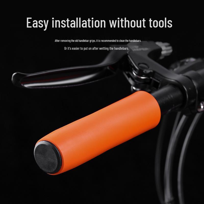 New Soft Silicone Handlebar Grips for Mountain Bikes
