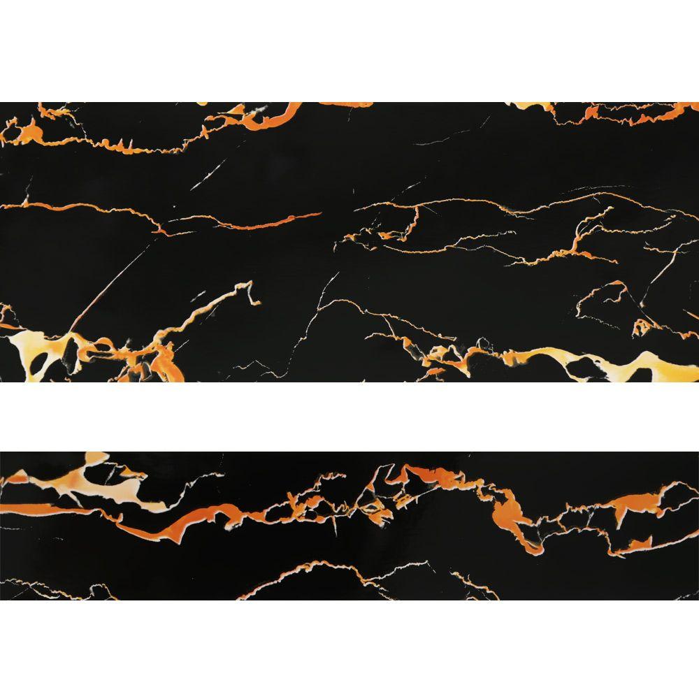 Waterproof Vinyl Decals Skirting Line Marble Waist Line Wallpaper Wall Border Stickers Baseboard