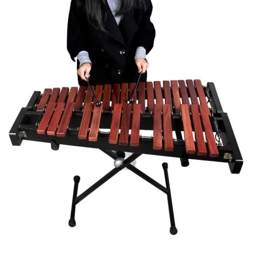 ENNBOM Xylophone, 32 Notes, with Stand and Mallets